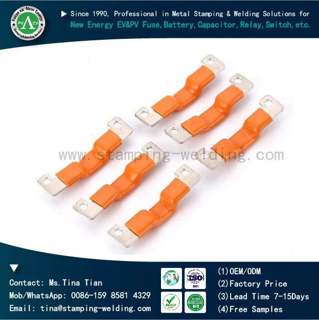 custom  PVC Dipping Copper Busbar