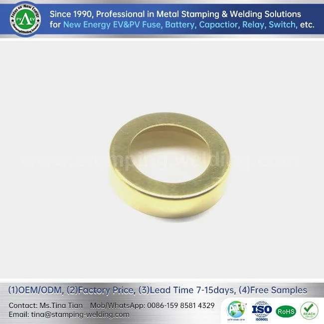 Large Brass Inner Cap For New Energy Automobile Fuse