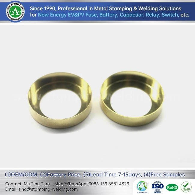 Large Brass Inner Cap For New Energy Automobile Fuse