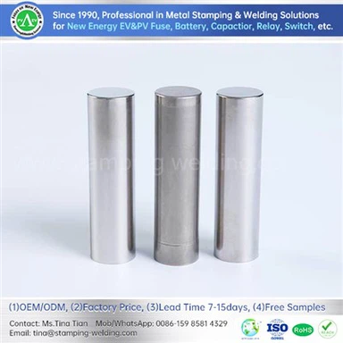 Teräksinen pyöreä akkupilarin kotelo