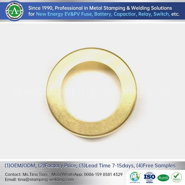 Brass Fitting Cap For EV Fuse