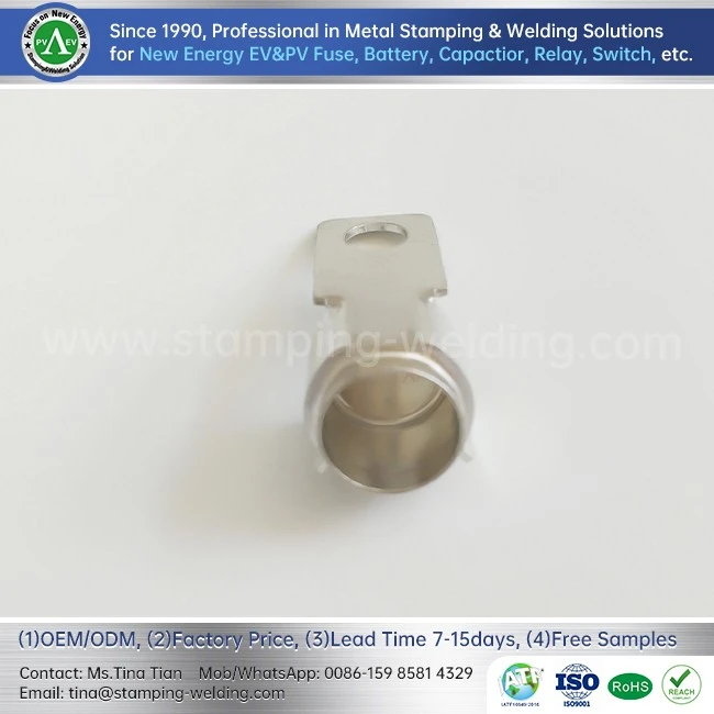 PV Fuse Copper Outer End Cap