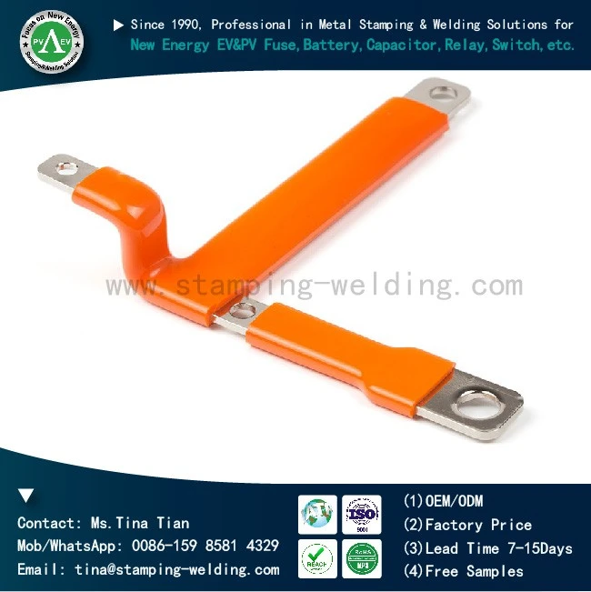 Customized New Energy Vehicle PVC Insulated Flexible Copper Busbar