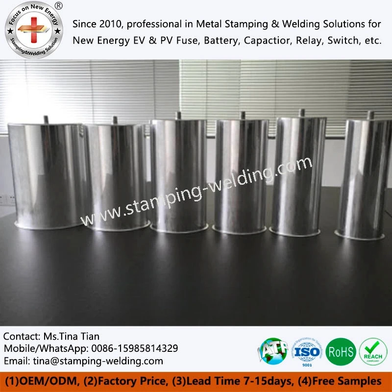 Reverse cylindrical aluminum shell of capacitor Reverse cylindrical aluminum shell of capacitor