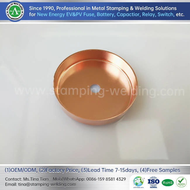 Copper Alloy Interior Caps For Low Voltage Fuse