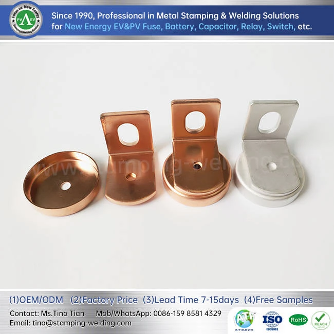 Copper Alloy Interior Caps For Low Voltage Fuse
