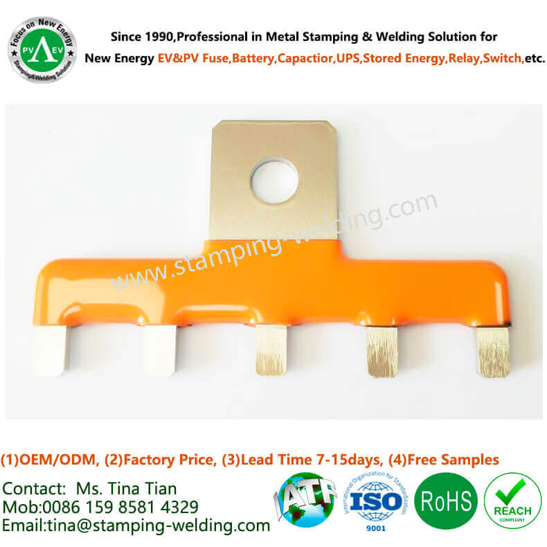 Plastic Dipping Copper Busbar Plastic Dipping Copper Busbar