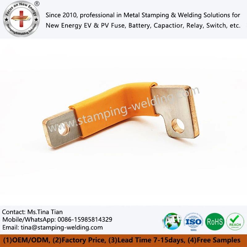 Copper Busbar with Heat Shrink Copper Busbar with Heat Shrink