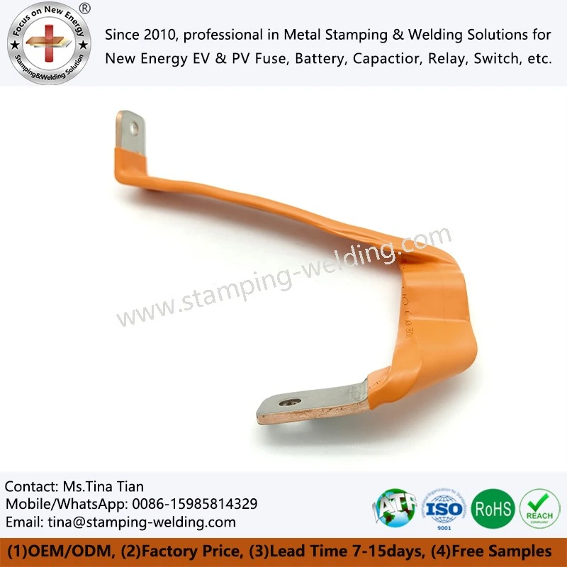 Flexible Insulated Copper Busbar Soft Connections Flexible Insulated Copper Busbar Soft Connections